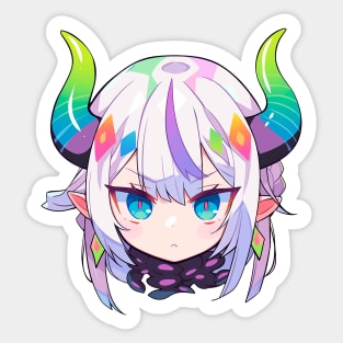 Cute demon girl Sticker